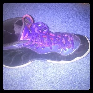 Chamaeleon purple and green foam posites